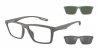 OKULARY KOREKCYJNE EMPORIO ARMANI EA 4189U 50611W 55 ROZMIAR M + NAKŁADKI